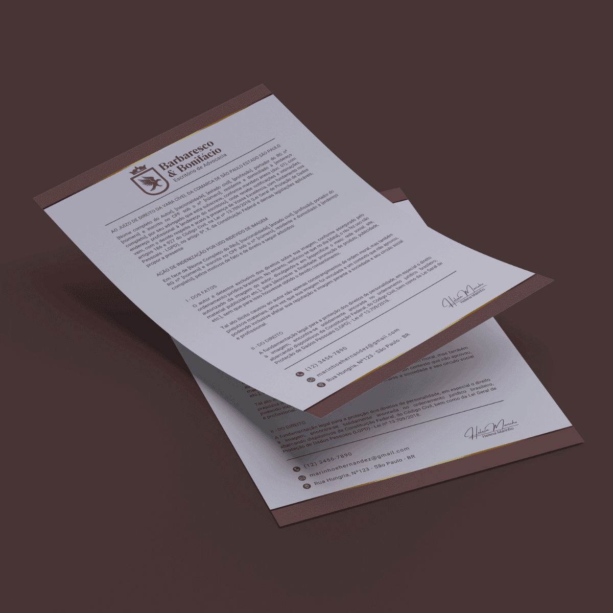 Modelo de testamentos - documentos sucessórios