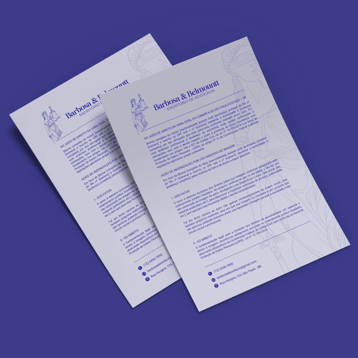 Modelo de contratos empresariais - documentos corporativos